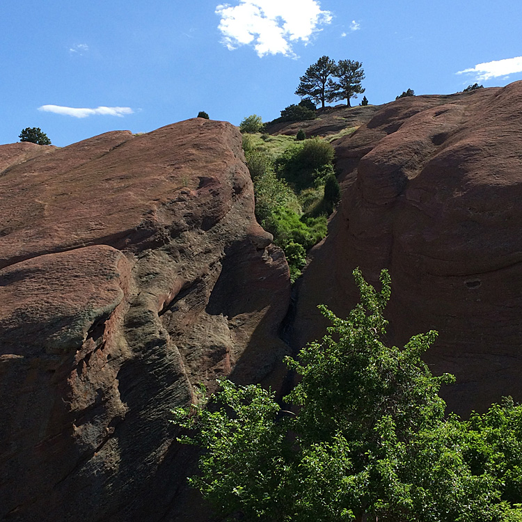red rocks