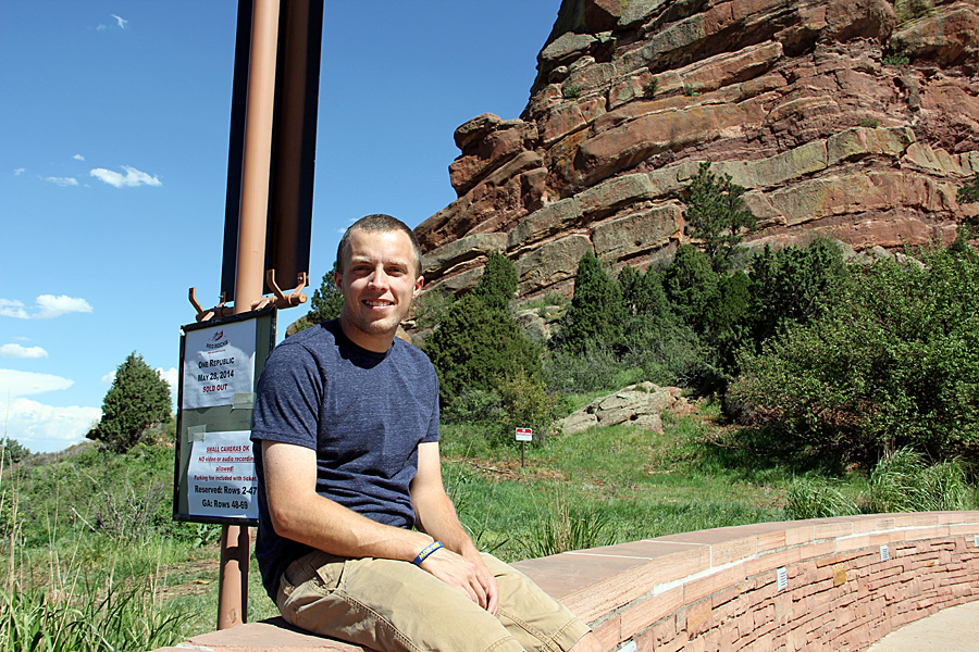 tanner at red rocks